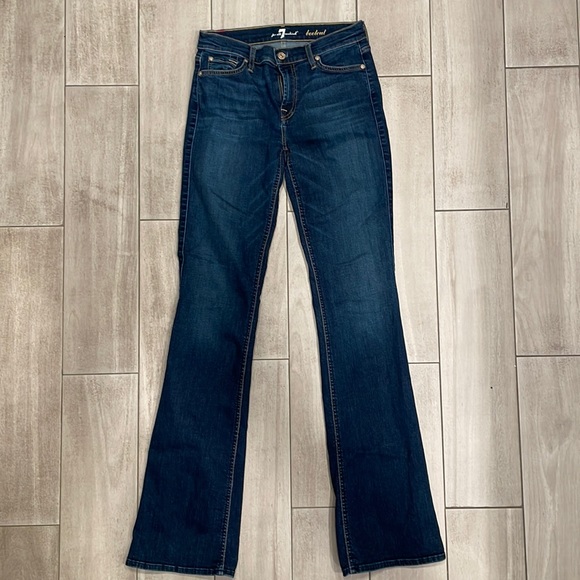 Seven for all man  kind midrise  bootcut Jeans size 27 - Picture 1 of 6